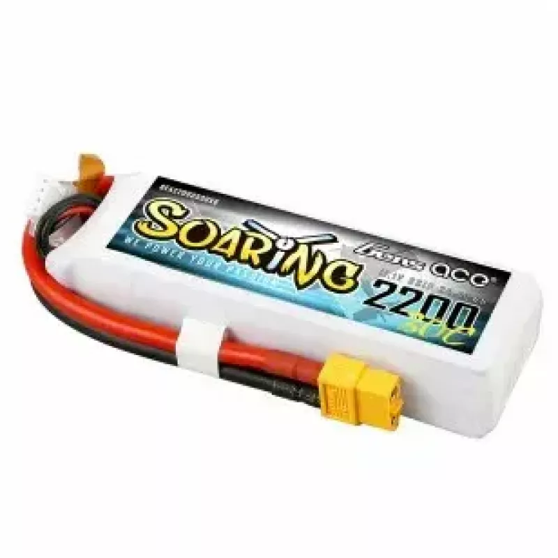 Batería Gens ace Soaring 2200mAh 11.1V 30C 3S1P Lipo Pack