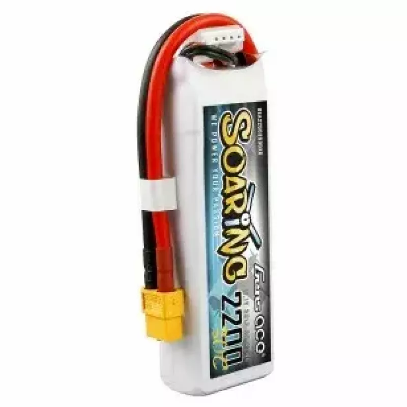 Batería Gens ace Soaring 2200mAh 11.1V 30C 3S1P Lipo Pack
