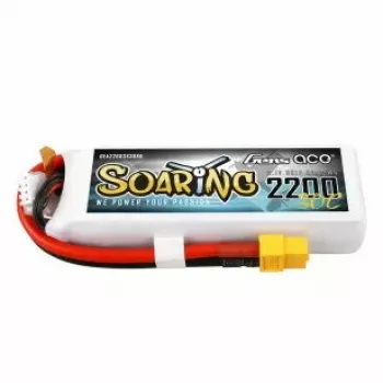 Batería Gens ace Soaring 2200mAh 11.1V 30C 3S1P Lipo Pack