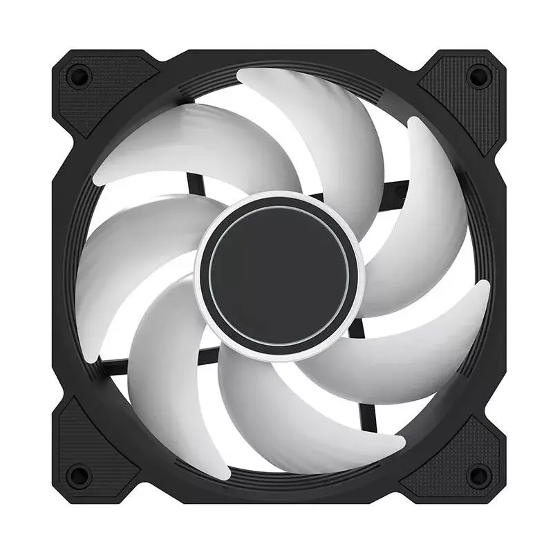 Ventilador de refrigeración Darkflash DR08 (negro) — ventilador de carcasa/CPU, modelo DR08 negro