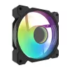 Ventilador de refrigeración Darkflash DR08 (negro) — ventilador de carcasa/CPU, modelo DR08 negro