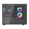 Caja de ordenador Darkflash DB460M Micro ATX negra