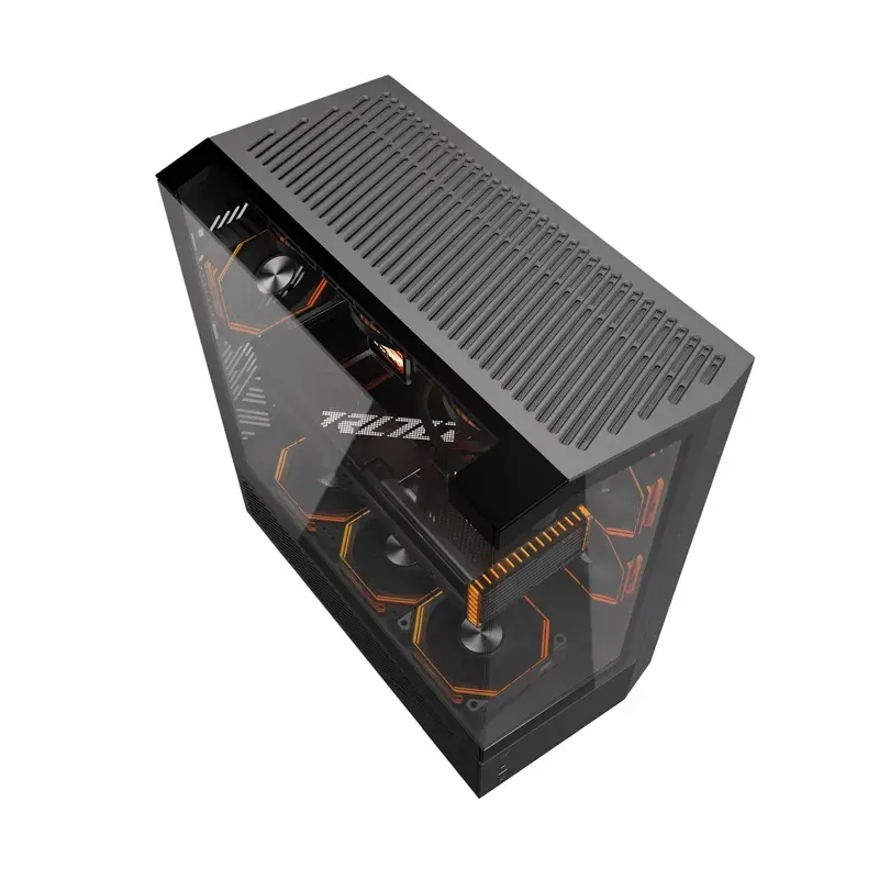 Caja de ordenador Darkflash DY460 ATX negra