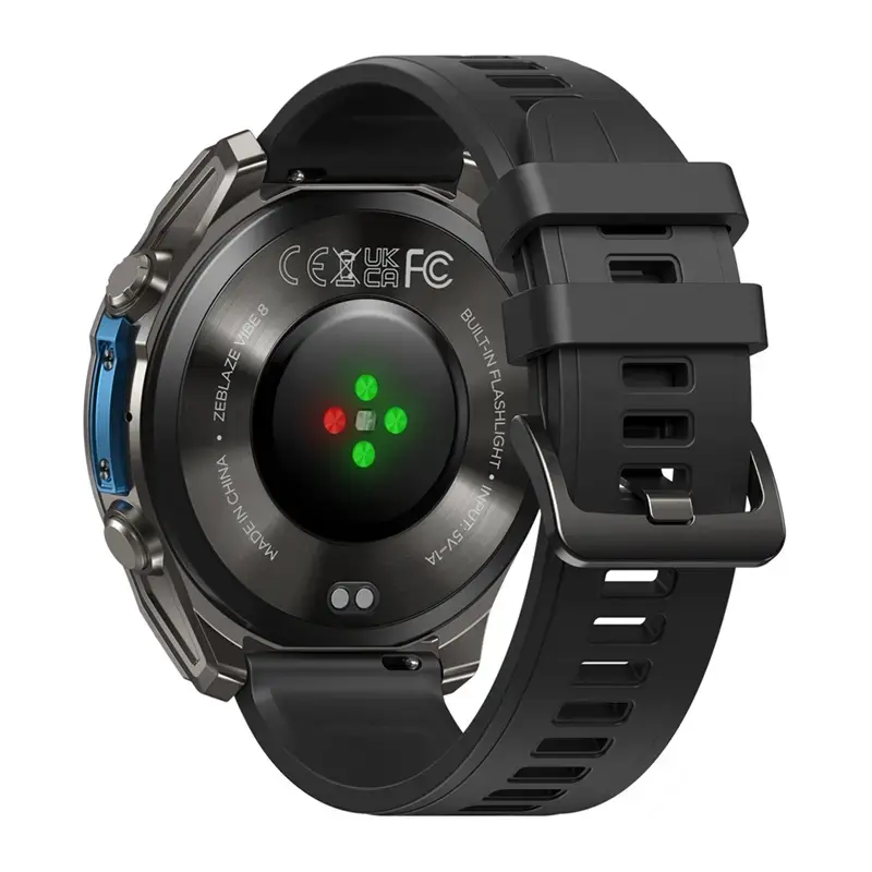 Smartwatch Zeblaze Vibe 8 Abyss negro con medidor de frecuencia cardíaca, resistente al agua