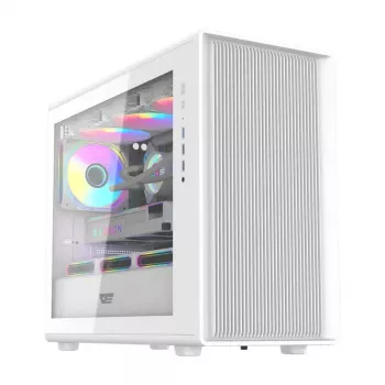 Caja de ordenador Darkflash DB460M Micro ATX blanca