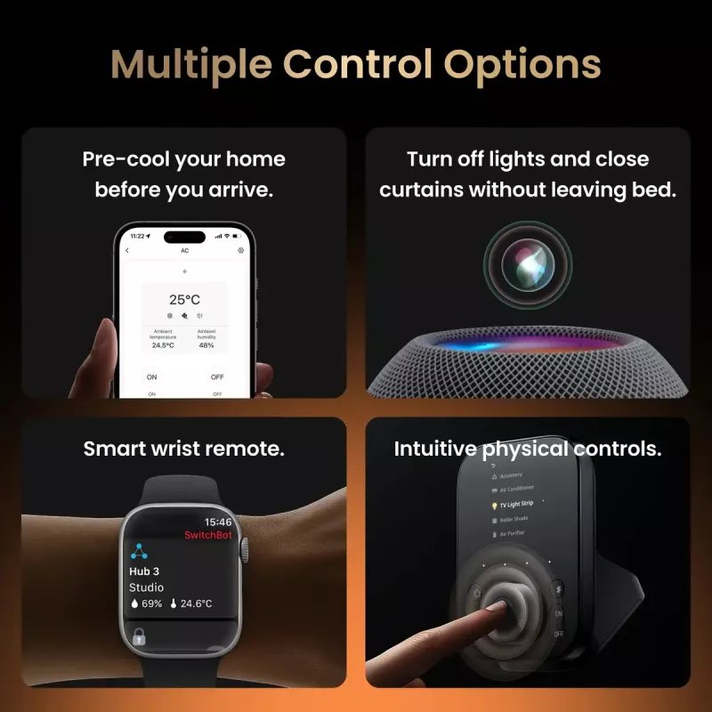 SwitchBot Hub 3 emisor inalámbrico para smart home de pared IR Wireless W7202100