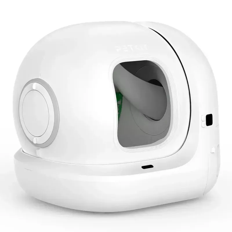 Arena para gatos autolimpiable PETKIT PURA MAX 2 — Blanca, limpieza automática