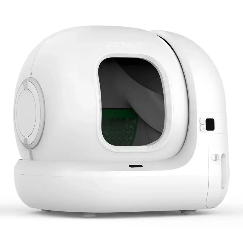 Arena para gatos autolimpiable PETKIT PURA MAX 2 — Blanca, limpieza automática