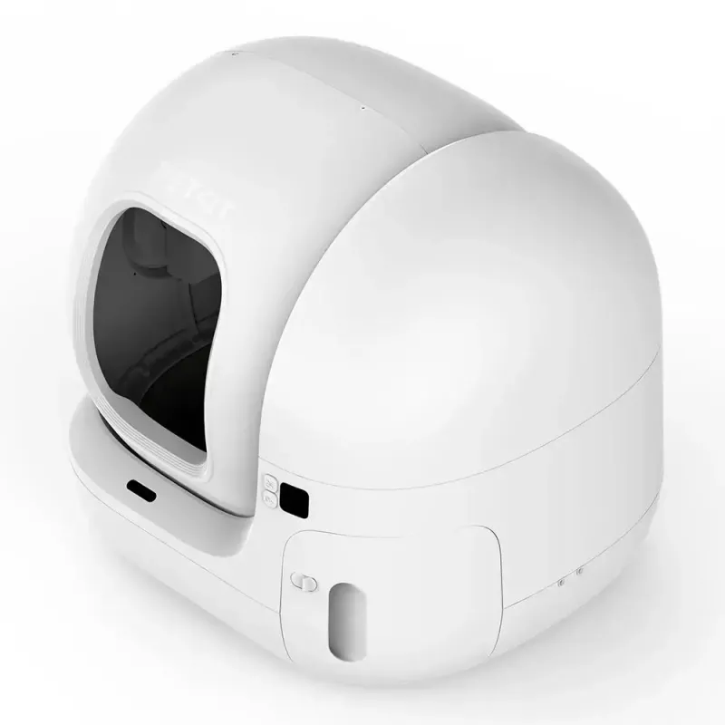 Arena para gatos autolimpiable PETKIT PURA MAX 2 — Blanca, limpieza automática
