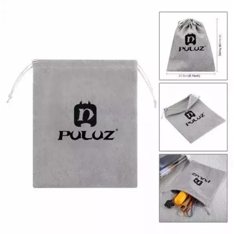 Set de accesorios Puluz PKT18 para cámaras de acción – kit de 20 piezas compatible con Osmo Action 5, Pro, Insta360 Ace Pro 2