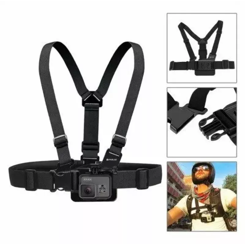 Set de accesorios Puluz PKT18 para cámaras de acción – kit de 20 piezas compatible con Osmo Action 5, Pro, Insta360 Ace Pro 2