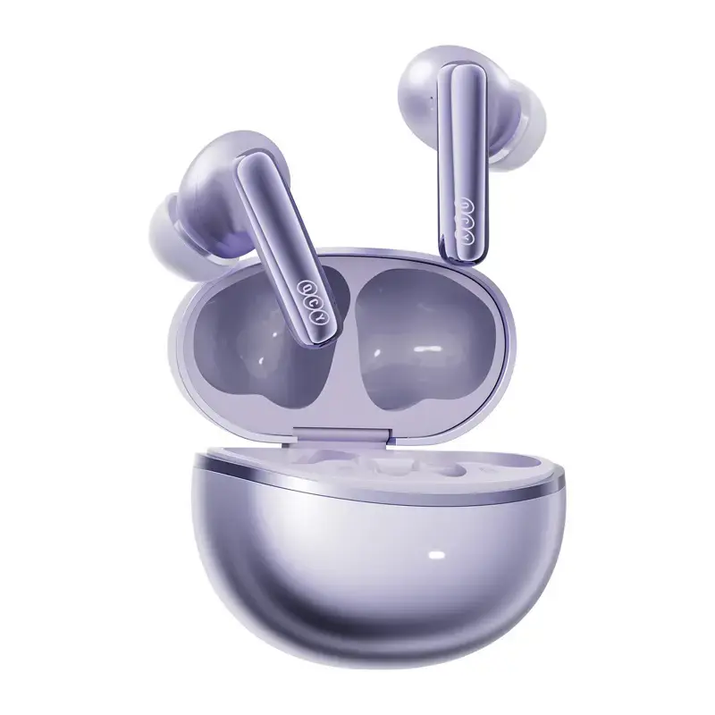 Auriculares TWS QCY MeloBuds N70 – auriculares True Wireless, morado