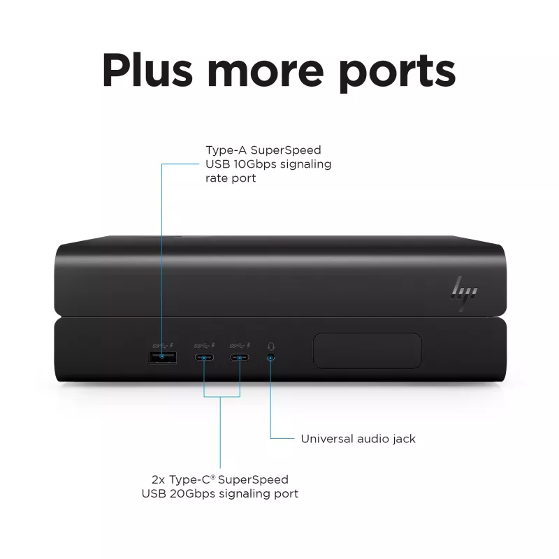 HP Z2 Mini G9 tarjeta/adaptador de interfaz con puerto Dual Type-A SuperSpeed USB 10Gbps