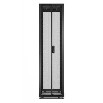 APC Easy Rack, 48U, negro, con techo, ruedas, patas, 4 soportes y suelo, sin paneles laterales, 2258H x 600B x 1000T mm