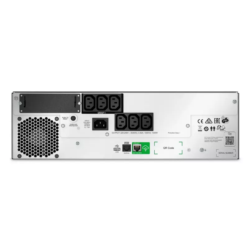 APC Smart-UPS Li-ion SMTL1500RMI3UC - 6x C13, profundidad reducida, rackmount 3U, SmartConnect, 1500VA