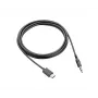 Cable adaptador de audio de 3,5 mm Poly HP Poly Voyager Surround 80/85 UC, negro