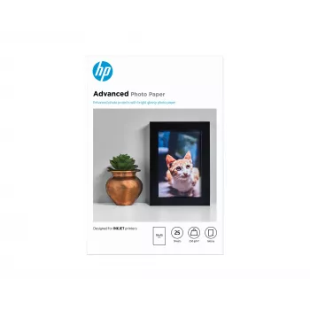 Papel fotográfico HP Advanced Photo Paper Glossy 250 g/m2 10 x 15 cm (101 x 152 mm) 25 hojas
