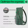 Mochila casual HP Campus verde Backpack verde gris poliéster