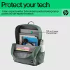 Mochila casual HP Campus verde Backpack verde gris poliéster