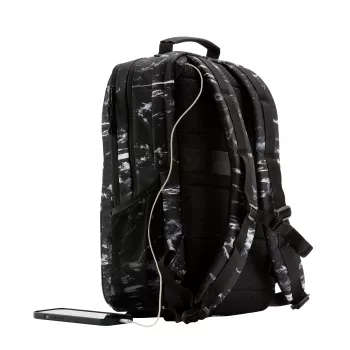 Mochila de ocio HP Campus XL Marble Stone mochila negra gris