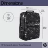 Mochila de ocio HP Campus XL Marble Stone mochila negra gris