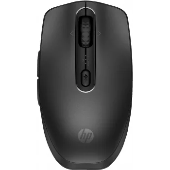 Ratón inalámbrico recargable HP 695, ambidiestro, Bluetooth, 4000 DPI, negro