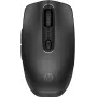 Ratón inalámbrico recargable HP 695, ambidiestro, Bluetooth, 4000 DPI, negro