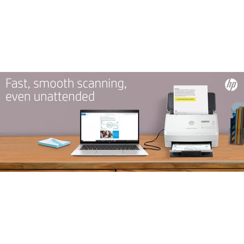 Escáner de alimentación por hojas HP Scanjet Enterprise Flow 5000 s5 600 x 600 DPI A4 blanco