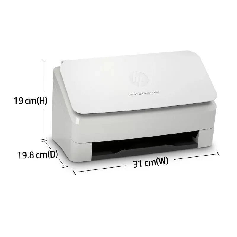 Escáner de alimentación por hojas HP Scanjet Enterprise Flow 5000 s5 600 x 600 DPI A4 blanco