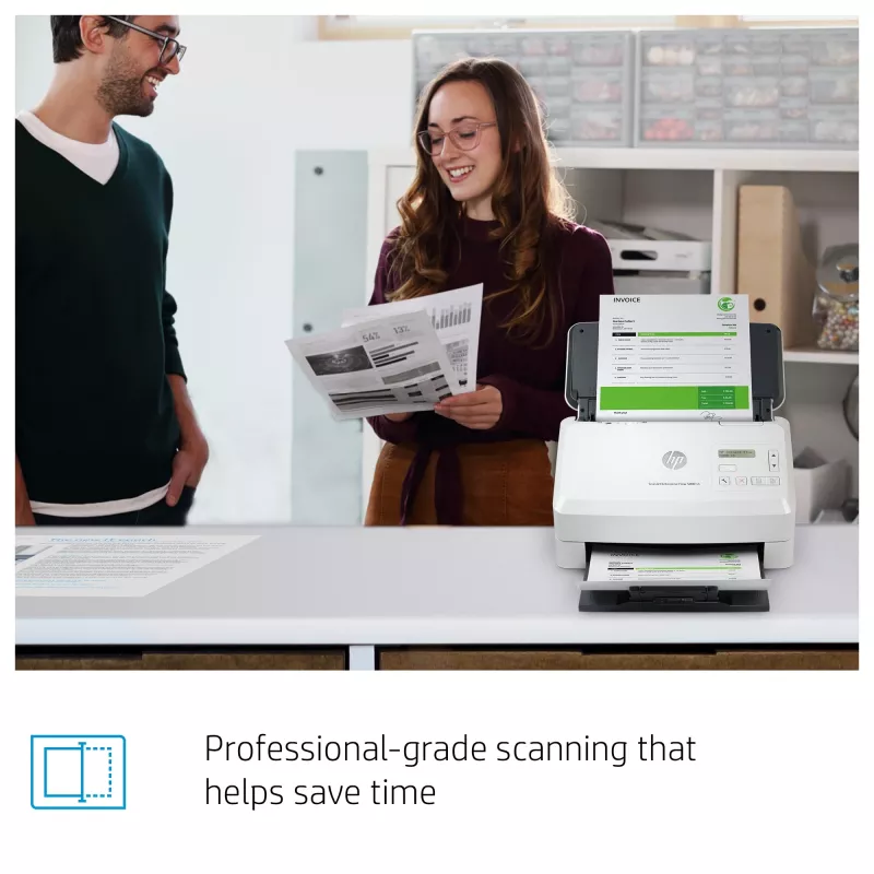 Escáner de alimentación por hojas HP Scanjet Enterprise Flow 5000 s5 600 x 600 DPI A4 blanco