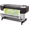 HP DesignJet T1700 W6B55A impresora de gran formato de 44 pulgadas (1118 mm), inyección de tinta térmica, 2400 x 1200 dpi, Gigabit LAN, HDD de 500 GB