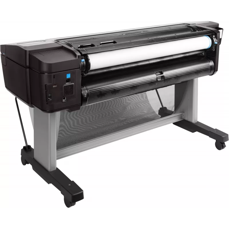 HP DesignJet T1700 W6B55A impresora de gran formato de 44 pulgadas (1118 mm), inyección de tinta térmica, 2400 x 1200 dpi, Gigabit LAN, HDD de 500 GB