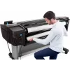 HP DesignJet T1700 W6B55A impresora de gran formato de 44 pulgadas (1118 mm), inyección de tinta térmica, 2400 x 1200 dpi, Gigabit LAN, HDD de 500 GB