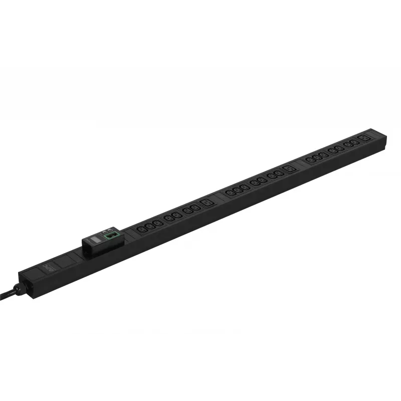 APC Easy Rack PDU, medido, 0U, 3 fases, 11 kW, 230 V, 16 A, 21 salidas C13 y 3 salidas C19, entrada IEC60309 3P+N+PE