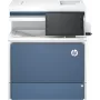 Impresora HP Color LaserJet Enterprise Flow MFP 5800zf, láser, color, 1200 x 1200 DPI, A4, impresión directa, blanco