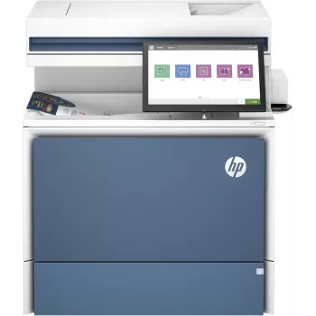 Impresora HP Color LaserJet Enterprise Flow MFP 5800zf, láser, color, 1200 x 1200 DPI, A4, impresión directa, blanco