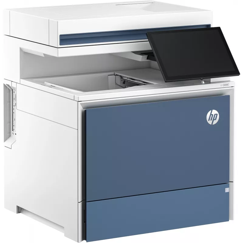 Impresora HP Color LaserJet Enterprise Flow MFP 5800zf, láser, color, 1200 x 1200 DPI, A4, impresión directa, blanco