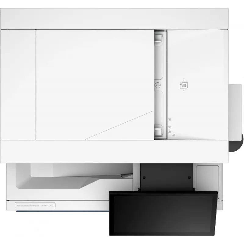Impresora HP Color LaserJet Enterprise Flow MFP 5800zf, láser, color, 1200 x 1200 DPI, A4, impresión directa, blanco