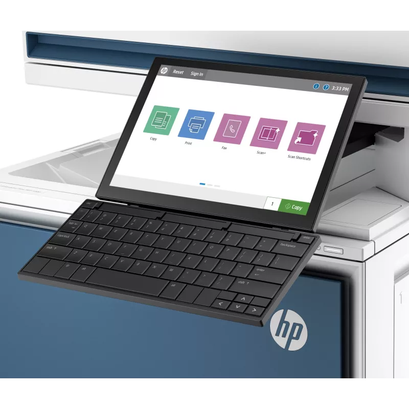Impresora HP Color LaserJet Enterprise Flow MFP 5800zf, láser, color, 1200 x 1200 DPI, A4, impresión directa, blanco
