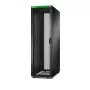 APC Easy Rack, 42U, negro, con techo, ruedas, patas, 4 soportes y paneles laterales, sin suelo, 1991 x 600 x 1100 mm (alto x ancho x fondo)