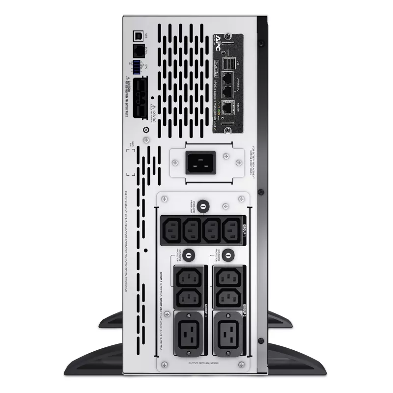 APC Smart-UPS X SMX3000HVNC - 3000VA, 8x C13 + 2x C19 toma, USB, autonomía ampliable, profundidad reducida, NMC