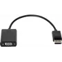 Adaptador DisplayPort a VGA HP F7W97AA