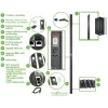 Unidad de distribución de alimentación (PDU) APC APDU9959EU3 24 salidas AC 0U negro