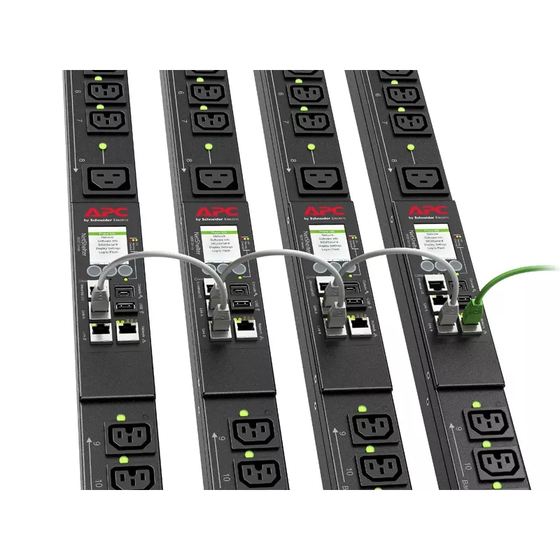 Unidad de distribución de alimentación (PDU) APC APDU9959EU3 24 salidas AC 0U negro