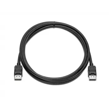 Juego de cables DisplayPort HP, 2 m, DisplayPort, DisplayPort, conector macho, conector macho, recto