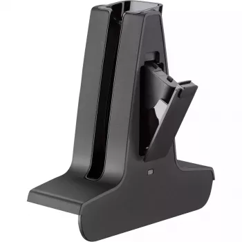 Base de carga Deluxe POLY Savi 8245 con batería soporte para teléfono negro