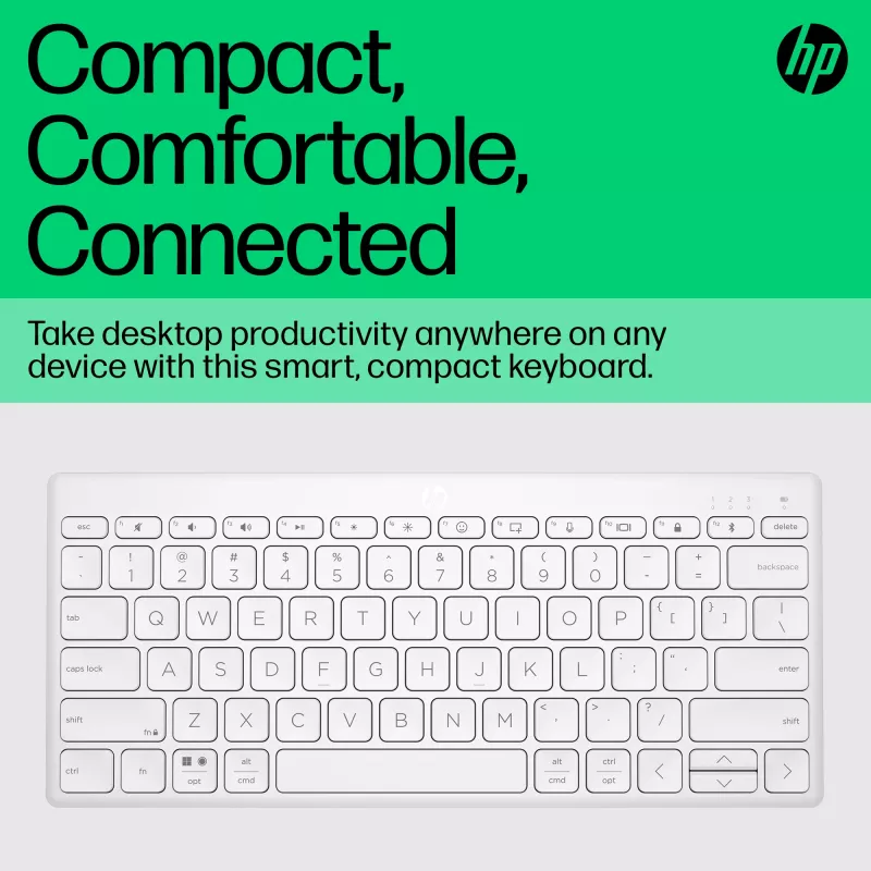 Teclado Bluetooth multidispositivo compacto HP 350