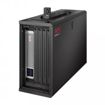 Armario rack de pared de perfil bajo APC NetShelter 6U 230V profundidad de servidor