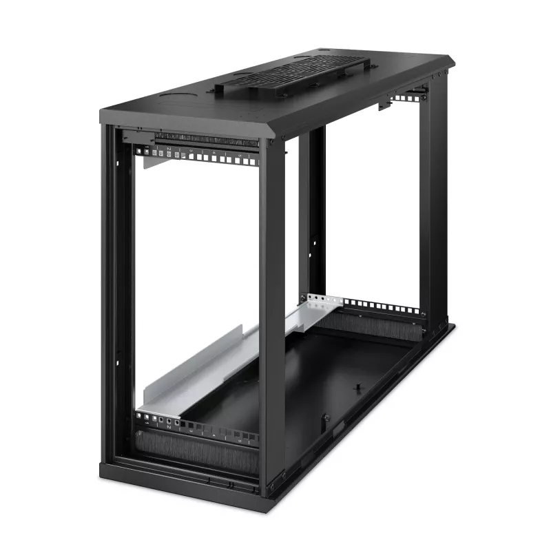 Armario rack de pared de perfil bajo APC NetShelter 6U 230V profundidad de servidor