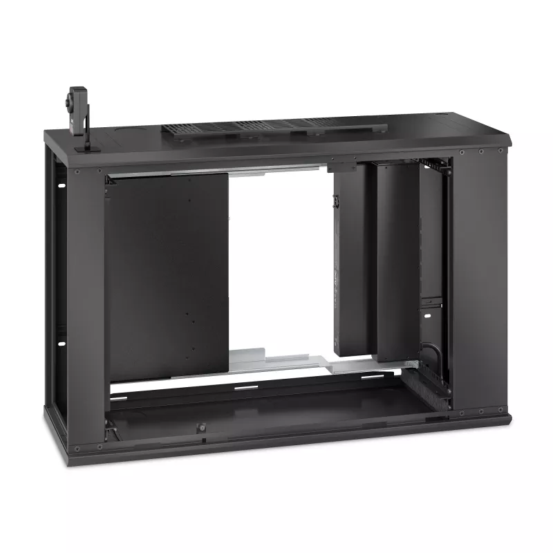 Armario rack de pared de perfil bajo APC NetShelter 6U 230V profundidad de servidor